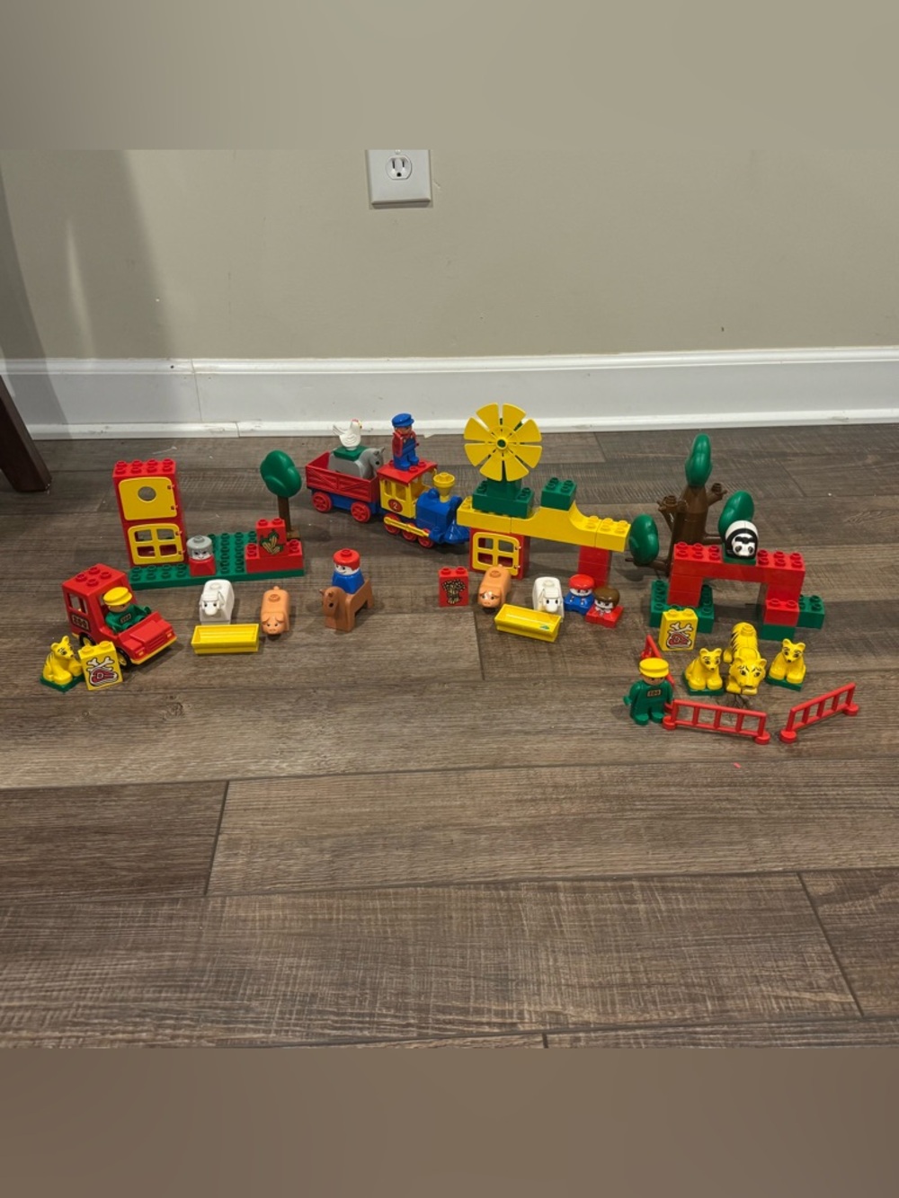 Vintage Lego Duplo Mixed Sets/Lot Zoo Farm Train Barnyard Animals 80s/90s 5 Sets